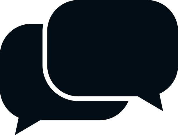 黑色文本气泡图标图片下载