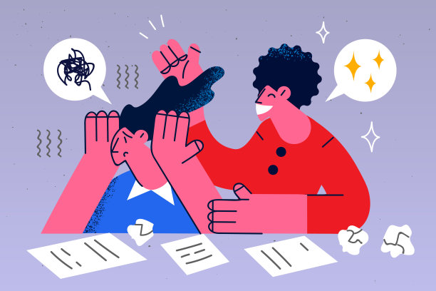 有爱心的员工安慰和支持有倦怠的同事图片下载