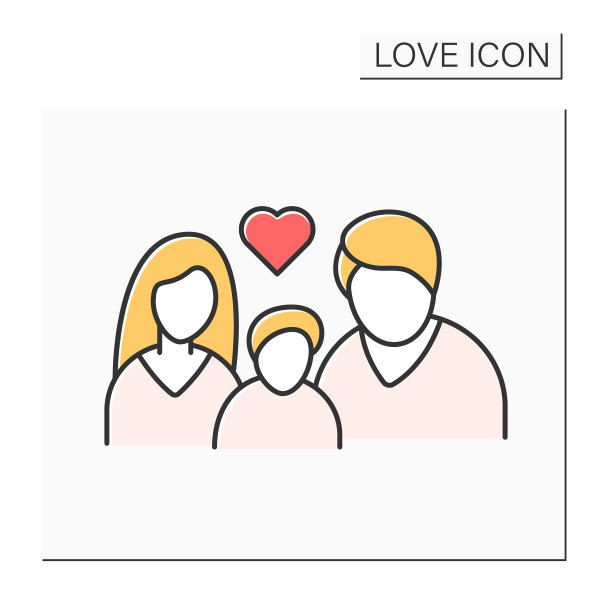 家庭彩色图标图片下载