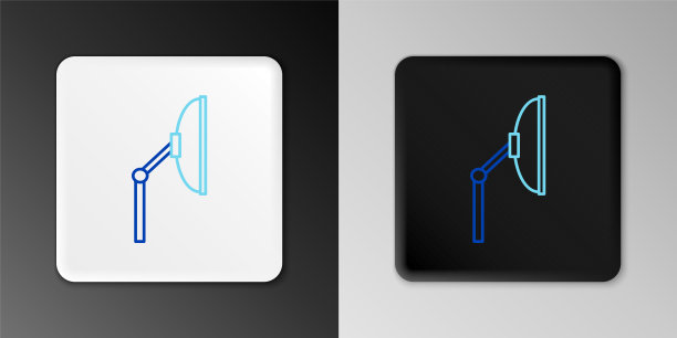 线风挡雨刷图标孤立在灰色背景上。色彩斑斓的轮廓的概念。向量图片下载