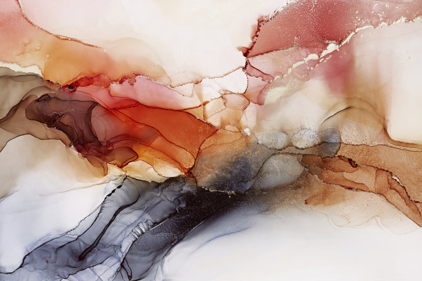 表现力流畅的抽象手绘醇墨纹理图片下载