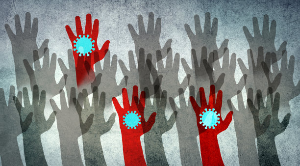 疫苗突破，covid-19疫苗接种，武器，感染病毒，大流行图片下载