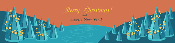 圣诞节的森林图片下载