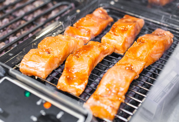 红色的鱼鲑鱼图片下载