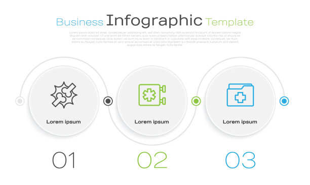 设置线关节疼痛，膝盖疼痛，紧急-生命之星和病人记录。业务信息模板。向量图片下载