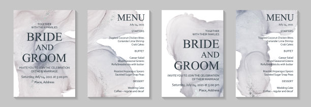 水彩背景与抽象的灰色墨波和银色飞溅。图片下载