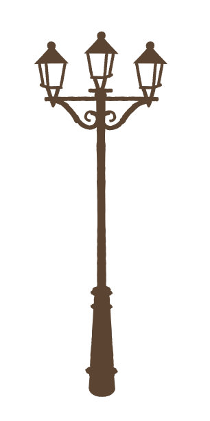 路灯。矢量图图片下载