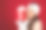 拿着礼品盒的快乐女人。快乐微笑的女孩的肖像看着交付包装盒子孤立在红色背景。素材图片