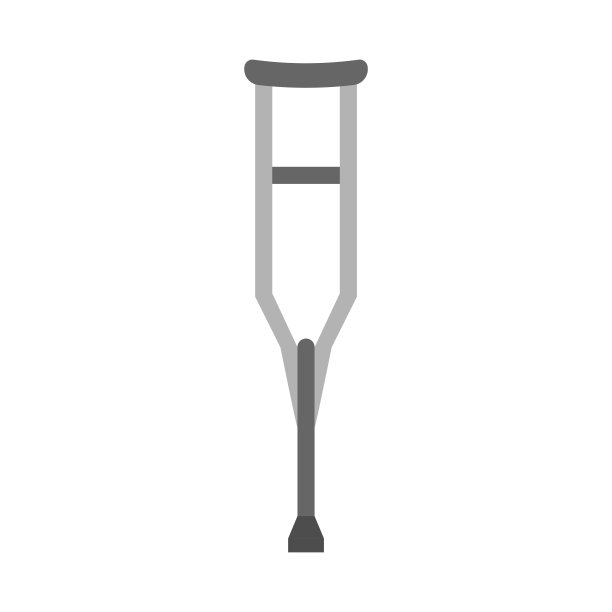 拐杖图标设计模板矢量孤立图片下载