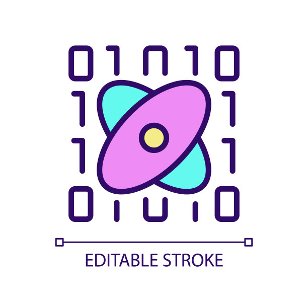 科学数据挖掘RGB颜色像素完美图标图片下载