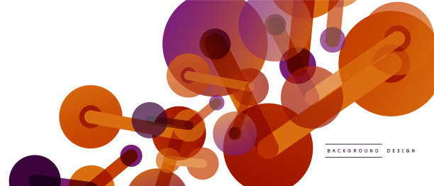 抽象背景的圆点由线连接图片下载