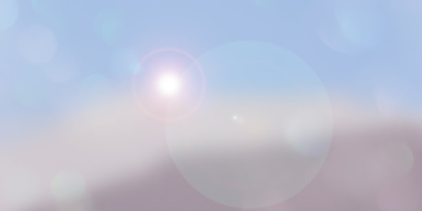 模糊多色天空背景与散景光。图片下载