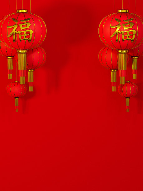 春节的3d渲染图片下载