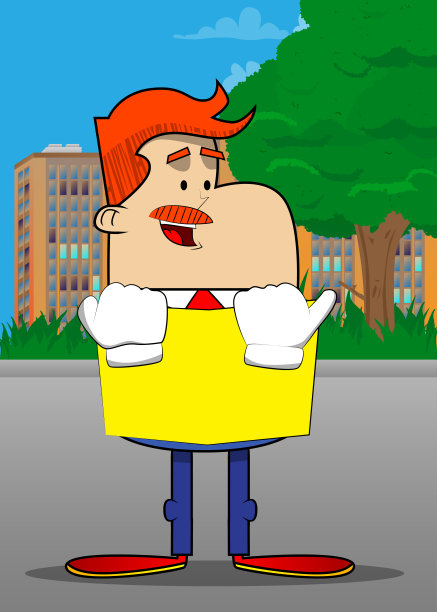 商人读着书，躲在后面。图片下载