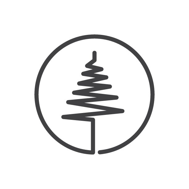 松树树矢量插图设计图片下载