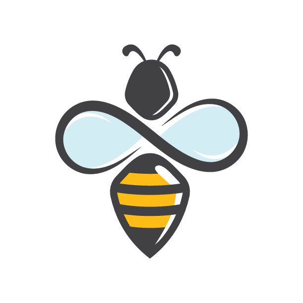 蜜蜂图标矢量图标说明图片下载