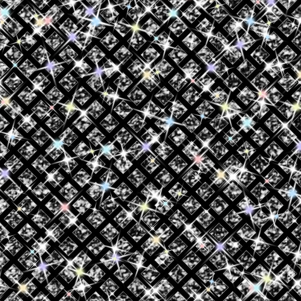 无缝钻石图案-结晶背景说明。钻石纹理。黑色和银色。图片下载