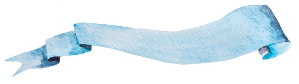 复古浅蓝色水彩横幅与复制空间图片下载