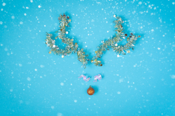 圣诞装饰和松枝制成的角。圣诞节的概念。图片下载