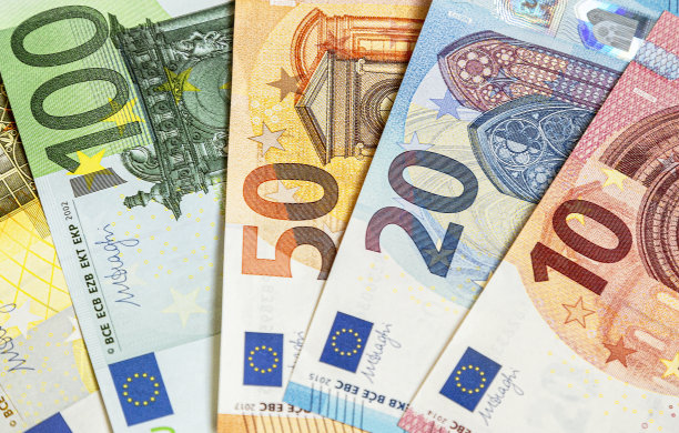 各种欧元纸币图片下载