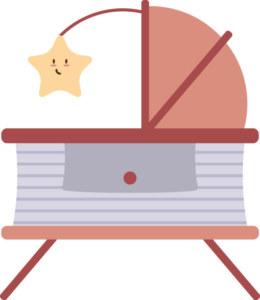 婴儿床与移动图片下载