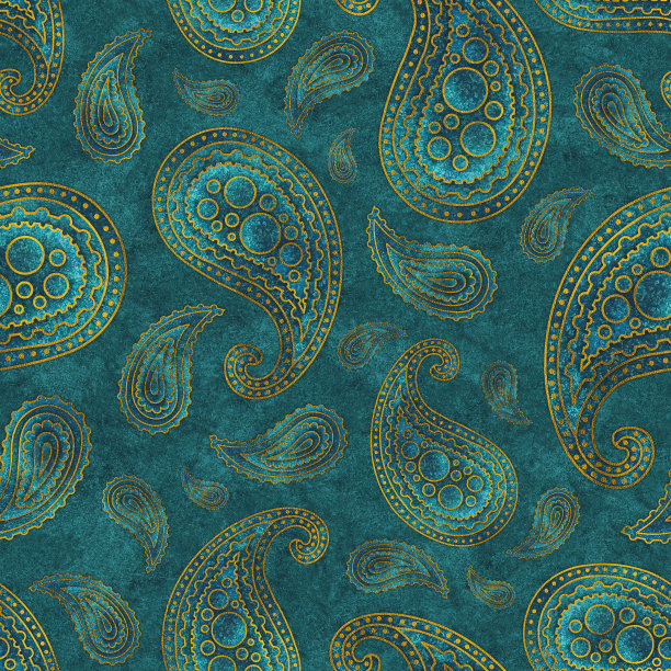 无缝的佩斯利图案图片下载