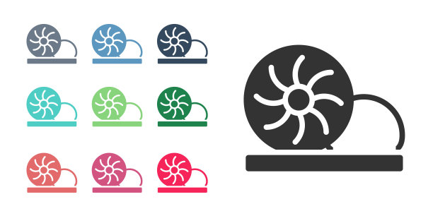 黑色小笼包或蒸饺图标孤立在白色背景上。中国菜。设置图标丰富多彩。向量图片下载