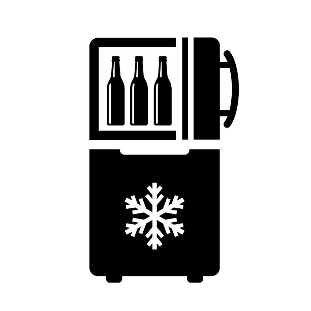 冰箱矢量图标图片下载