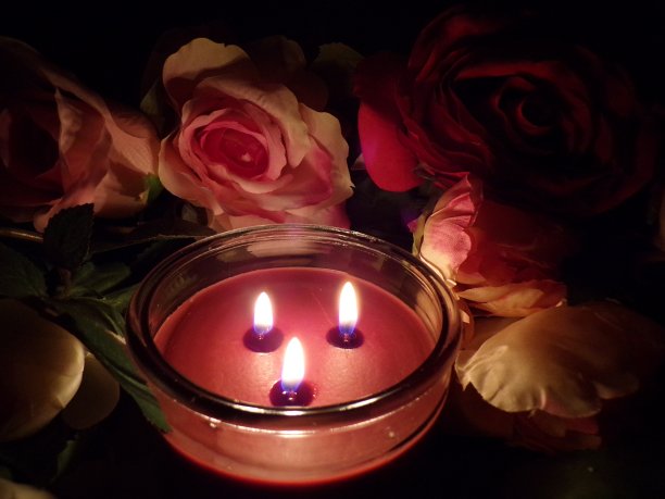 情人节蜡烛图片下载