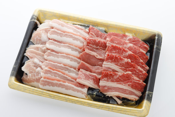 新鲜生猪肉和牛肉配料图片图片下载