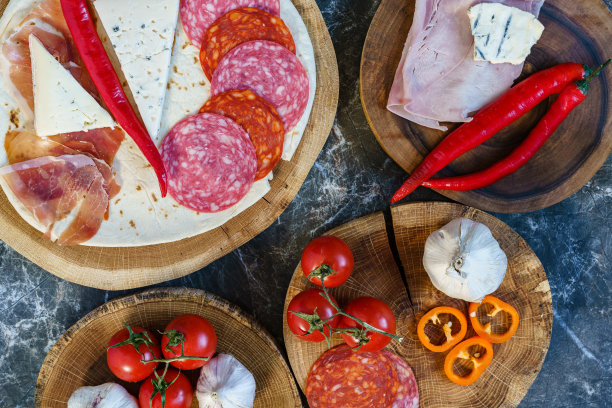 比萨配料图片下载