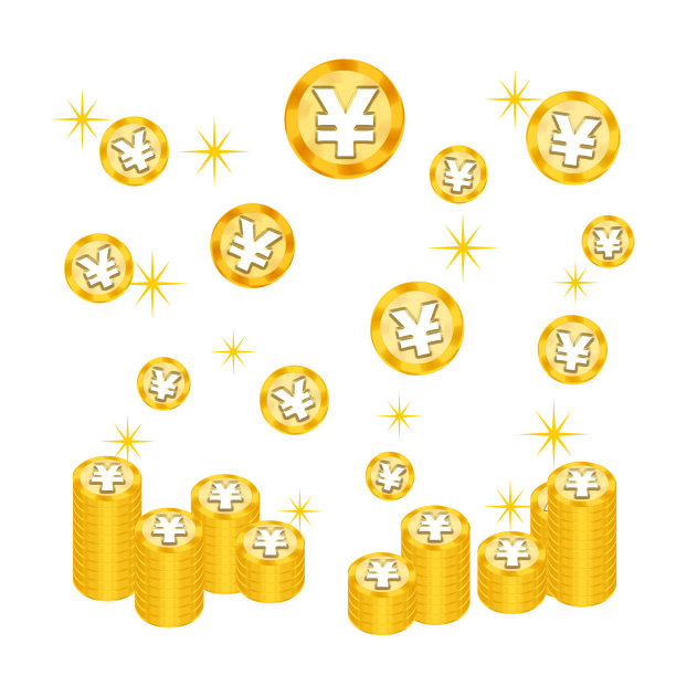 收集日元或加密货币，积累金币图片下载