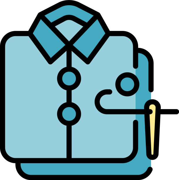 布针图标颜色轮廓图片下载