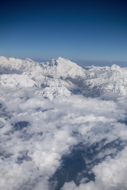 珠穆朗玛峰，喜马拉雅山脉，尼泊尔，亚洲图片下载