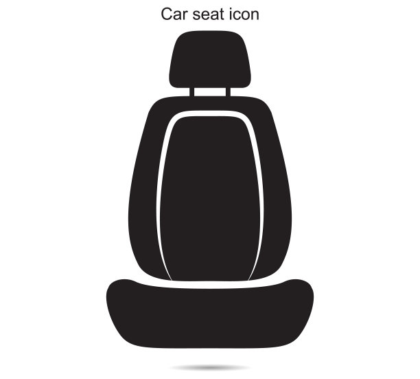 汽车座椅图标的想法设计矢量插图的背景图形图片下载