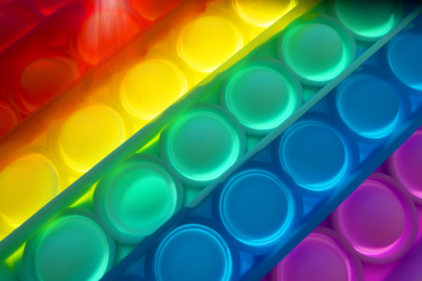 抗压力彩虹pop it烦躁素材图片