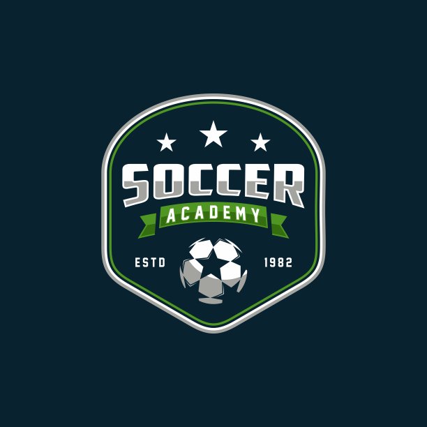足球徽章图标设计模板图片下载