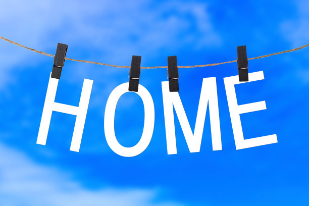 家信和蓝天背景图片下载