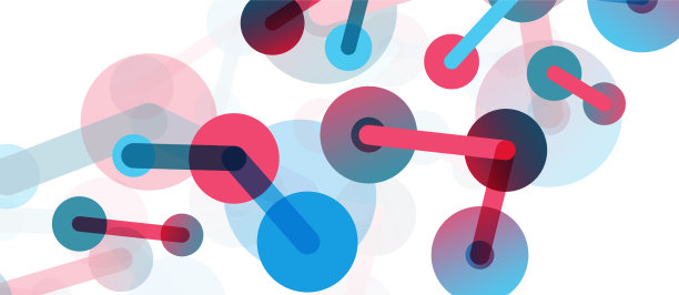 线点连接几何抽象图片下载