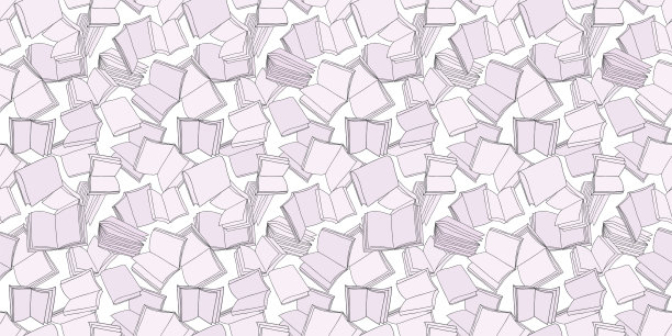 打开书的背景。无缝模式。图片下载