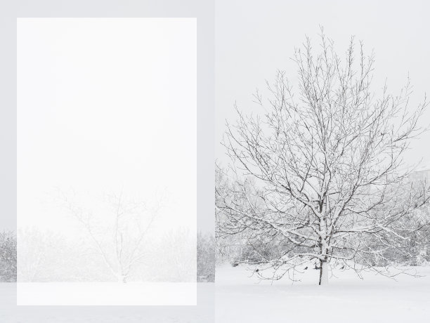 创意艺术抽象冬季背景设计明信片。的设计元素图片下载