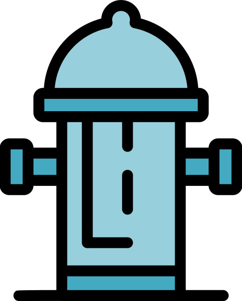 城市水炸弹图标颜色轮廓图片下载