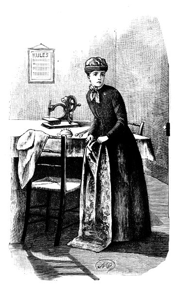 19世纪，布料雕刻裁缝;我们自己的宪报1888图片下载