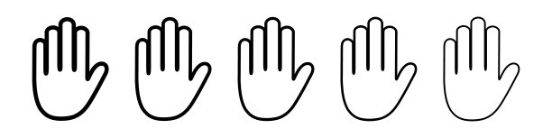 手的图标图片下载