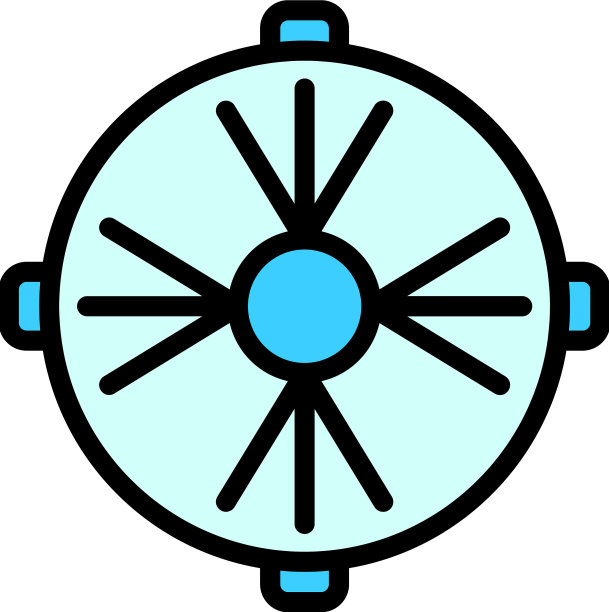 排水人孔图标颜色轮廓图片下载