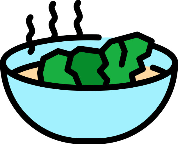 热餐图标颜色轮廓图片下载