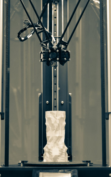 模型花瓶内3d打印机底部视图图片下载