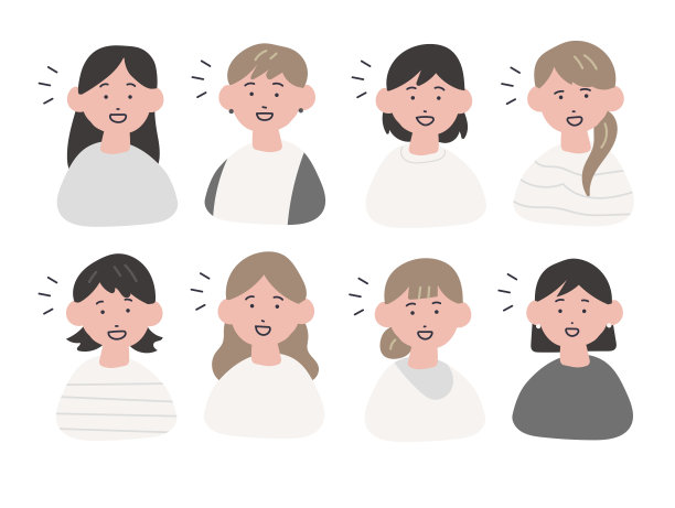 手绘女性插画集(灵感/发现)图片下载