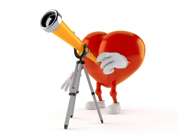 心是用望远镜看的图片下载