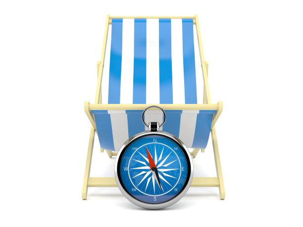 带罗盘的躺椅图片下载